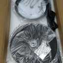 Rechargeable Floor Lamp for Indoor/Outdoor, Cordless Tall Standing Lamp with 3 Color Temps & Dimmable, IP43 Waterproof, Adjustable Height 16-59 Inch, LED Floor Lamp for Living Room, Patio(Black)