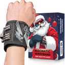 Gifts for Men Stocking Stuffers for Women Christmas - Magnetic Wristband for Holding Screws White Elephant Gifts for Adults Gifts for Men Who Have Everything Tools Dad Teens Husband Boyfriend