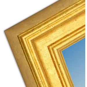 EKMAX Ornate Gold Picture Frame 8.5 x 11 Inch, Vintage-Style Photo Display, Decorative Frame for Wall or Tabletop