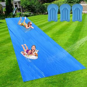 40 x 7.2Ft Slip Lawn Water Slide for Adults with 3 Bodyboards