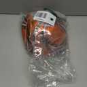 Western Star Soccer Ball Helix- Size 3 4 5 - Official Match Grade Soccer Balls - Attractive and Durable Design (Amber Orange)