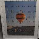 5x5 Picture Frame White for Wall Hanging or Tabletop, Wall Mounting Horizontally or Vertically, 5 x 5 Square Wall Gallery Poster Photo Frame with Shatter Resistant Plexiglass, White