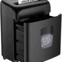 Bonsaii 8 Sheet High Security Micro Cut Paper Shredder with 4 Gallon Pullout Basket, Credit Cards/Mail/Staples/Clips Shredder for Home Office Use (C206-G)