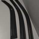 Window Visor Compatible with 2001-2006 Acura MDX, Acrylic Smoke Tinted & Semi-Transparent Sun Rain Wind Guards Shield Vent by IKON MOTORSPORTS, 2002 2003 2004 2005