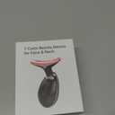 Red Light Therapy for Face and Neck, 7 Color Light Based Face Massager Tool, Portable Skin Care Tool for Firming, Tightening and Lifting (Glossy Black)