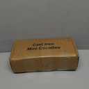 Mini Cocotte 16 oz Mini Dutch Oven 0.5 qt. Cast Iron Garlic Roaster for Oven Garlic Confit Pot Ramekins with Lids Oven Safe Set of 2, Black