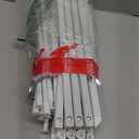 HOME MASTER HARDWARE Heavy Duty Closet Shelf Rod Brackets Supports 250lbs, Wall Mounted Closet Shelves Bracket with Rod Shelving Support, White with Screws 10-Pack