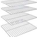 Hisencn Stainless Steels Cooking Grate for Masterbuilt Electric Smoker 30 Inch, 4 Pack 14.6" x 12.2" Grill Grate for Masterbuilt MB20071117 Smoker Grates Replacement Parts