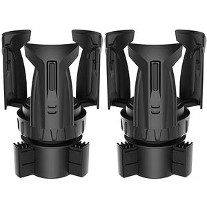 Cup Holder Expander, Automatic Car Cup Holder Expander Holds Large Water Bottles, Compatible with Yeti, Stanley, Owala Tumbler & Mugs, Adjustable Arms & Extendable Base Insert