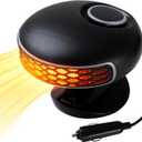 Portable Car Heater for Vehicle12V Car Heater That Plugs Into Cigarette Lighte2 in 1 Fast Heating & Cooling Windshield Defrost Defogger
