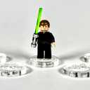 Minifigure Sliders Clear Acrylic 10 Pack, Designed for Lego Minifigures, Lego Minifigure Display Stand