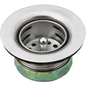 Moen 22174 Sink Basket Strainer with Drain Assembly, 2", Stainless Steel