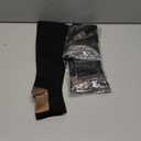 Copper Compression Socks for Women & Men Open Toe 15-20mmHg is Best Support for Circulation Recovery and All Day Wear (XX-Large, 01 Black)