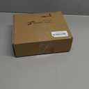 Toulite 5 Pcs Women Christmas Candy Cane Costume Santa Hat Tutu Dress Striped Tights Candy Glasses Gloves for Party(Large)