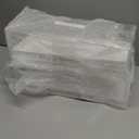 2 Pcs Rectangular Serving Tray with Lid,Elegant Dessert Display Stands, Rectangular Serving Tray for Kitchen, Party, Charcuterie,Cheese Board, Baking Gifts