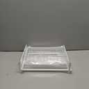 REALINN Under Sink Organizer, Pull Out Cabinet Organizer 2 Tier Slide Out Sink Shelf Cabinet Storage Shelves, Under Sink Storage for Kitchen Bathroom Cabinet, White, 1 Pack