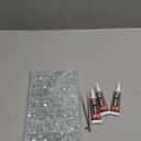 30000Pcs Resin Rhinestones for Bedazzling with 3Pcs B7000 Jewelry Glue, AB Flatback Gems Rhinestones for Crafting, Clothing Tumblers Mugs Shoes Fabric Decor Nail Art (X-Large Pack + 3Pcs Glue)
