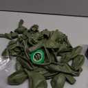 150pcs Sage Green Balloons Different Sizes Pack, 18 12 10 5 Inch Party Balloon Garland Arch Kit for Birthday Dinosaur Baby Shower Jungle Forest Theme Party Decorations(With 2 Ribbons)