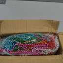 Mardi Gras Beads，120Pcs Bead Necklace 12 Colors 33" Colored Beads Bulk Necklace，Throw-Ins Christmas Pirate Carnival Party Costume Accessories Bulk Party Gifts Women Men