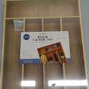 Core home, Bamboo Wood Medium Flatware Organizer, 5 Compartments, Dirty