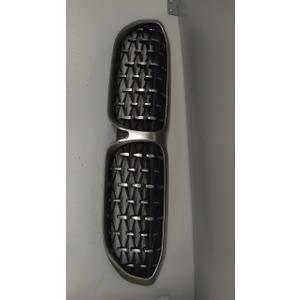 X AUTOHAUX Front Hood Bumper Grille Grill for BMW 330i 330e M340i XDrive G20 No.51138072085 Front Bumper Kidney Grille Grill Diamond Star Gloss Black