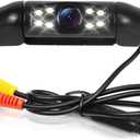 YUGUANG License Plate Backup Camera, AHD 1080P 170 Degree Wide View Angel Night Vision Guide Line On/Off Waterproof Reverse Rear View Camera for Car Truck