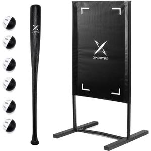 Backyard Showdown Set Plastic Baseball Bat Set with Strike Zone Target, 32.5" L x 9 lbs