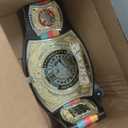 Kids World Champion Belt  Gold Edition Wrestling Belts | Adjustable Strap Custom Championship Trophy Belt (John Cena Black Spinner Kids)