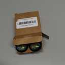 4 Pack Stained Glass Retro Compass Cabinet Knobs Round Drawer Pulls Black Dresser Knob Cupboard Door Handles Hardware for Kitchen Bathroom Cabinets