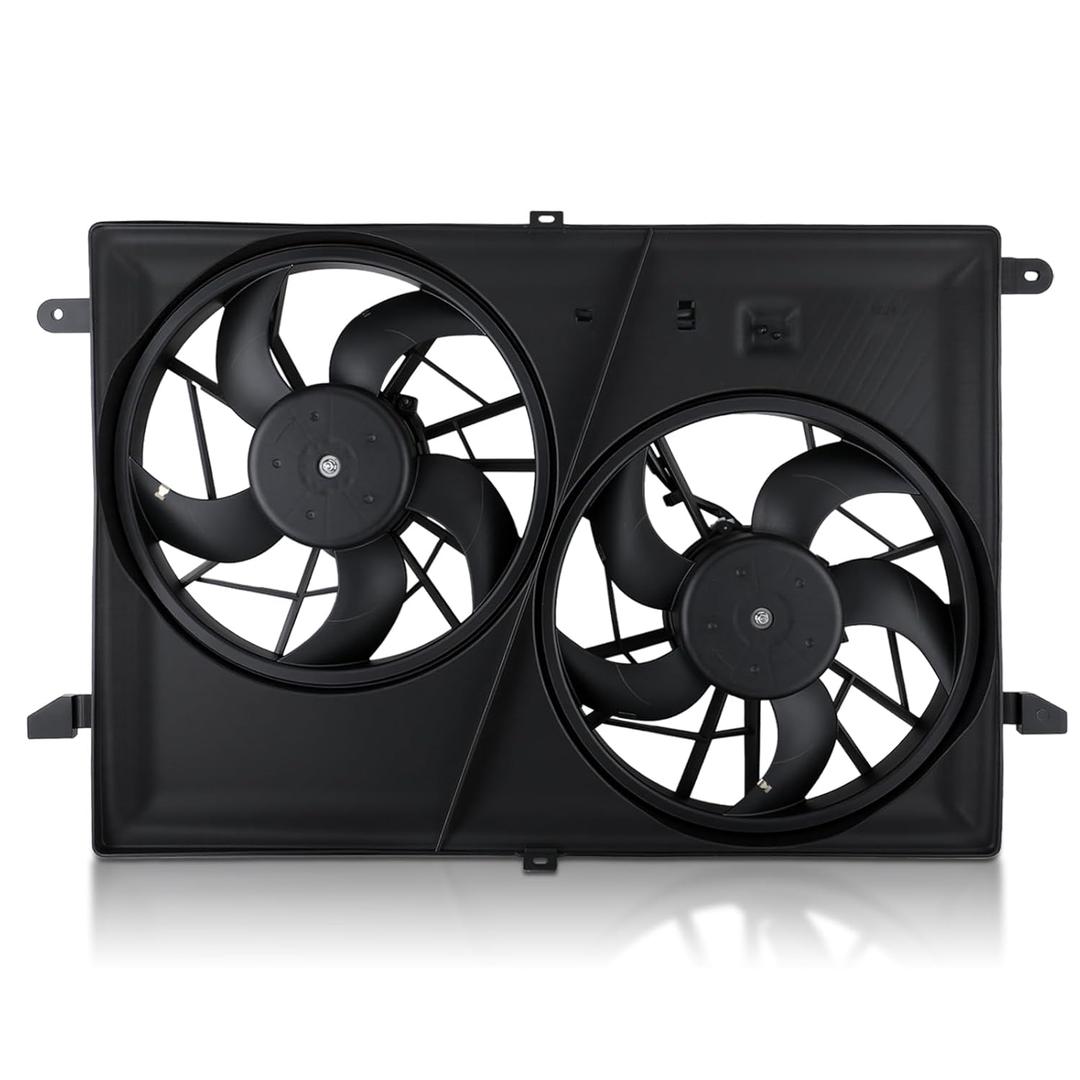 AUTOKAY Engine Radiator Cooling Fan for Chevrolet Traverse 2009-2017 for GMC Acadia 2017 for Buick Enclave 2008-2017 for Saturn Outlook Radiator Fan Replaces 15226663 20972760 23434158