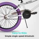 JOYSTAR Brockway Freestyle Kids BMX Bikes 20" 24" Kids Bicycles for 6-14 Years Old Boys Girls and Beginner-Level Riders 2 Pegs Multiple Colors, 20 Inch Wheels