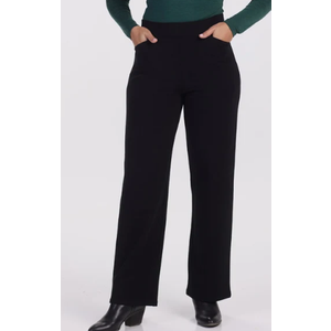 Agenlulu Women's Dress Pants Stretchy Straight Leg Office Work Slacks (Black), 4XL