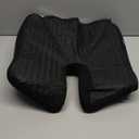 Cushion Lab Patented Pressure Relief Seat Cushion for Long Sitting Hours on Office & Home Chair - Extra-Dense Memory Foam for Soft Support. Car Pad for Hip, Tailbone, Coccyx, Sciatica - Black