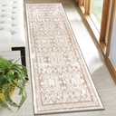 Vaukki Hallway Runner Rug, Vintage Shaggy Soft Laundry Rug Runner, Non Slip Entryway Runner Mat, Washable Farmhouse Kitchen Area Carpet for Bathroom, Entryway and Bedroom (30x100)