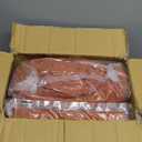 Anluoer King Bed in a Bag 7 Pieces, Burnt Orange Tufted Comforter Set with Comforter, Pillow Shams, Pillowcases, Flat Sheet, Fitted Sheet