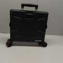 CleverMade Collapsible Wheeled Crate with Lid, 4-Wheels - Swivel and Glide Rolling Crate with Handle and Double Wheels for Easy Transport and Versatile Use - 55L and 100lb Capacity, Cool Gray