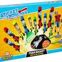 Multi-Color Rocket Launcher for Kids - Foam Blaster Set with 10 Rockets, Soars Up to 100 Feet - Birthday & Christmas Toys for Boys & Girls Age 3-12