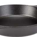Lodge 13-1/4 Inch Cast Iron Pre-Seasoned Skillet  Signature Teardrop Handle - Use in the Oven, on the Stove, on the Grill, or Over a Campfire, Black (13.25 Inch)