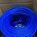 MONK CABLES | CAT6 Plenum Cable 1000ft | UTP, 23AWG, 550MHz | DSX-8000 Certified | Most Certified Cable of The Whole Market (Blue)