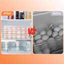 Deviled Egg Containers with Lid, (Set of 2), Stackable Deviled Egg Carrier for 48 Eggs, Clear Egg Holder for Fridge with Lid, Portable Plastic Deviled Egg Tray for Party, Easter Eggs Tray