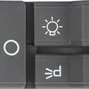 D1561D Headlamp Switch, Headlight Dome Light and Dimmer Switch Control Compatible with GMC Chevy Vehicle 1990-1995 Yukon Blazer C1500 C2500 C3500 K1500 K2500 K3500, Replace#15693548 19245374 DS647