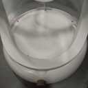 Nail Drill Dust Collector with Transparent Airflow Shield, Professional Nail Dust Collector, Nail Vacuum Dust Collector with Filter, Essential Nail Tools for Nail Tech, Manicure, Home & Salon (White)