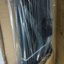 Metal Fence Posts 6 FT Black (Pack of 10) Heavy Duty U Post for Wire Fencing, Rustproof Powder-Coated Steel Fence Stakes, No-Dig Fence Posts for Farm, Orchard, Yard & Temporary Fencing