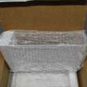 Remerry 2 Pieces Acrylic Outdoor Brochure Holder 6 x 9 Inch Clear Wall Mount Literature Box with White Lid Wall Mounting Waterproof Pamphlet Holder with 4 Screws for Pamphlet Map Menu Flyer Display