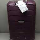 Samsonite Freeform Large Checked Luggage with Dual 360 Spinner Wheels - TSA Lock, Airline-Approved - Lightweight Durable Polypropylene Expandable Hardshell - Amethyst Purple