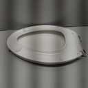 KOHLER 4636-RL-0 Cachet ReadyLatch Elongated Slow Close Toilet Seat, Soft Close Toilet Seat Quiet Lid, Contoured Grip-Tight Bumpers Installation Hardware, Apartment Essentials, White