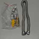 Stanbroil One Stop Gas Appliance Hook Up Kit - Brass Gas Ball Valve and Flexible Gas Connector with Fittings for Garage Heaters, Gas Stoves, Wall Mounted Heaters, Gas Fireplace and Gas Dryer