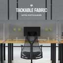 Universal Desk Privacy Panel Heavy-Duty Desk Divider & Office Partition - Privacy Screen for Workspaces & Cubicles (2-Pack, 60" x 24")