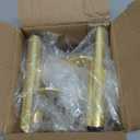 4 Inch Furniture Legs Gold Coffee Table Feet, Mid-Century Metal Furniture Leg for Sofa Cabinet Ottoman, Set of 4 Side Mounted Style Home DIY Replacement Feet