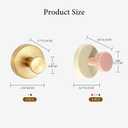 8 Pcs Suction Cup Hooks for Front Door, Suction Cup Wreath Hanger No Drill Hook Towels Robes Garland Welcome Sign Holder for Glass Window Shower Bathroom Decorations